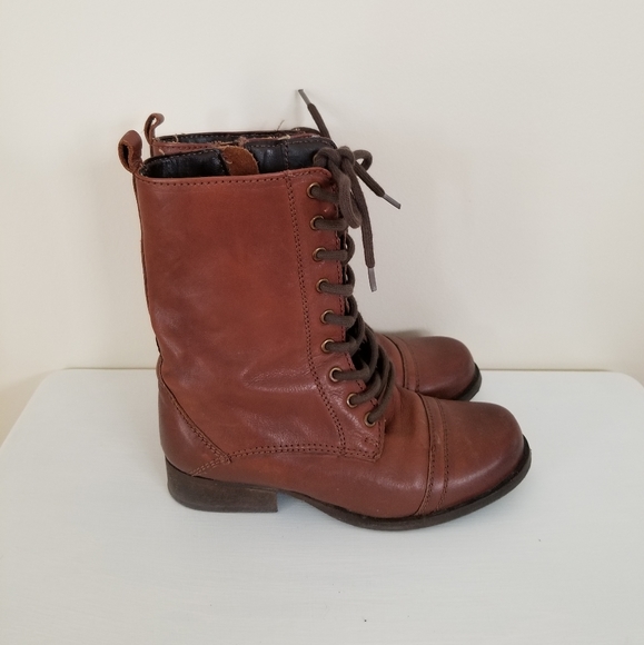 Call It Spring brown combat boots - size 5 - Picture 5 of 6